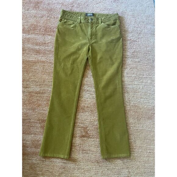 Mountain Khakis Pants Womens Size 8R Mustard Straight Canyon Cord Corduroy USA - Picture 1 of 8